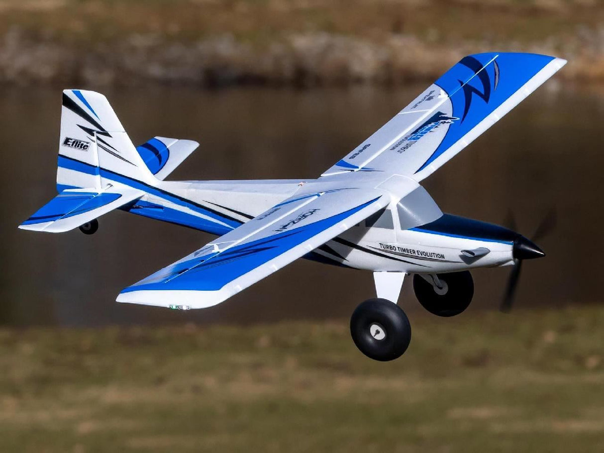 E Flite UMX Turbo Timber Evolution BNF Basic with AS3X and SAFE