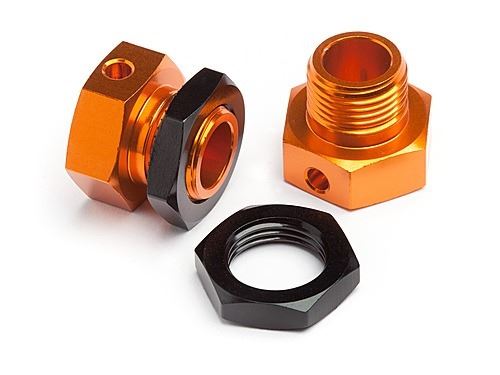HPI 6.7mm Hex Wheel Adapter Trophy Buggy (Orange/Black
