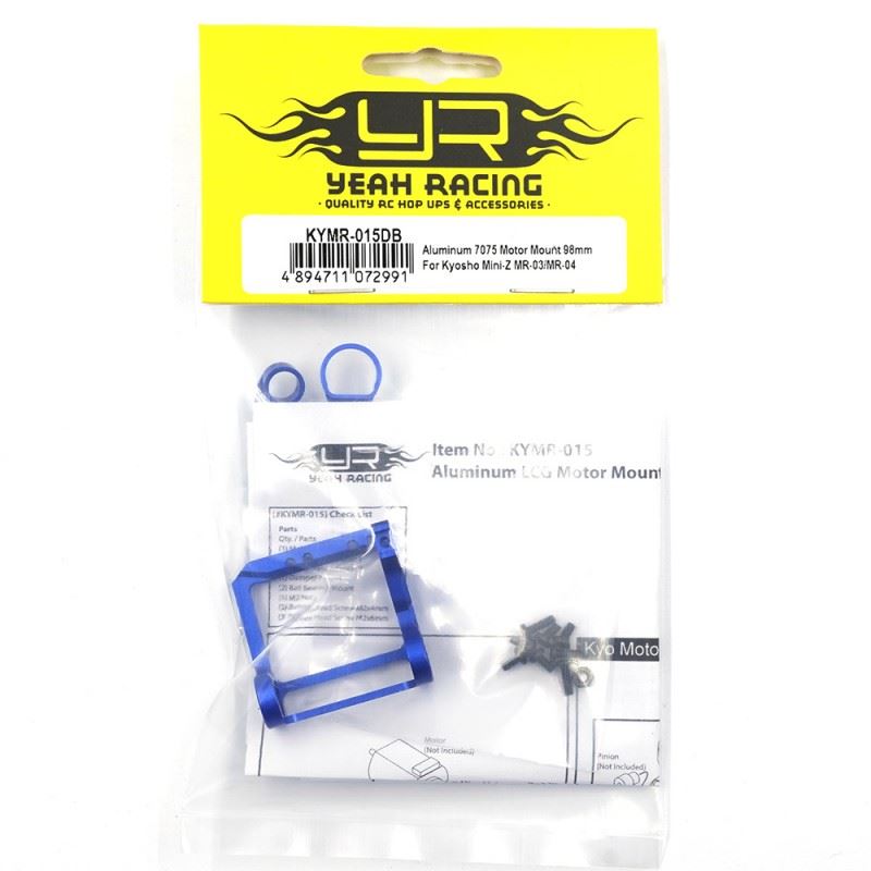 Yeah Racing Aluminum 7075 Lcg Motor Mount 98Mm For Kyosho Mini-Z Mr-03/Mr-04