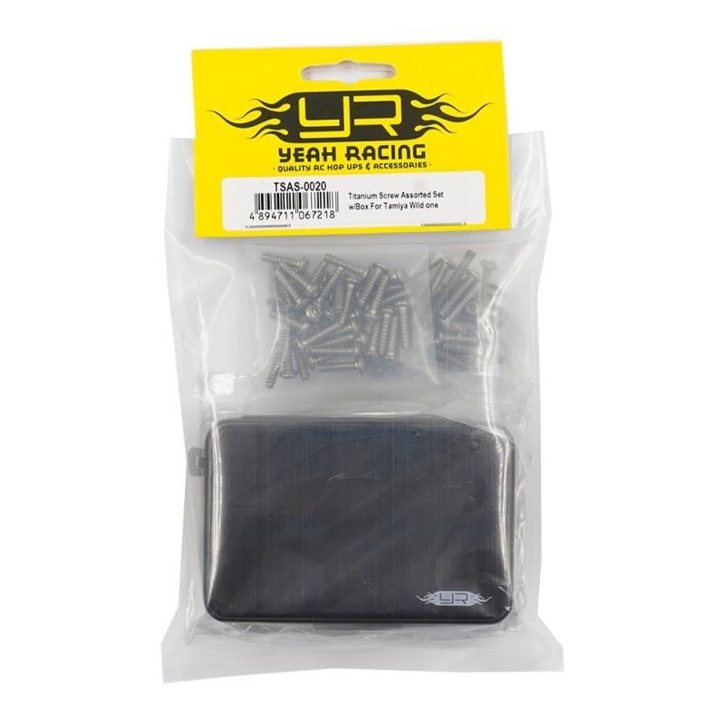 Yeah Racing Titanium Screw Assorted Set W/Box For Tamiya Wild One