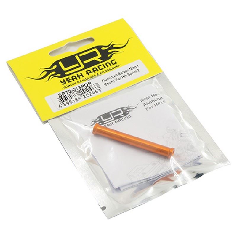 Yeah Racing Aluminum Motor Mount Post For HPI Sprint 2 SPT2-013P/OR