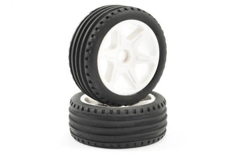 FTX COMET BUGGY FRONT MOUNTED TYRE & WHEEL YELLOW