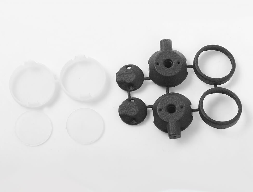 RC4WD COMMAND FRONT BUMPER W/WHITE LIGHTS FOR TRAXXAS MERCEDES-BENZ G63 AMG 6X6