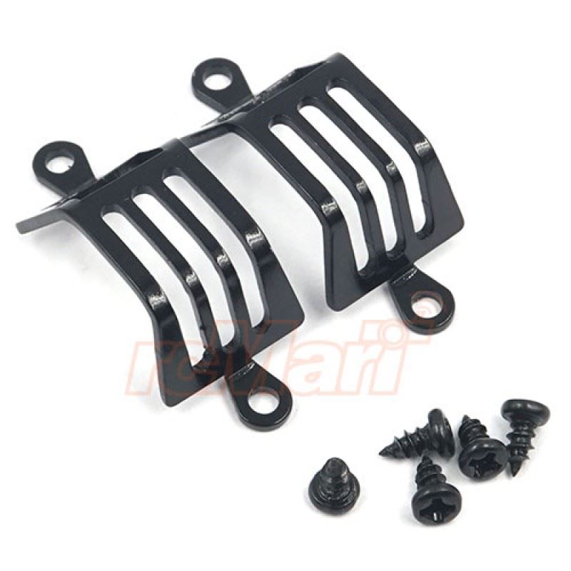 Yeah Racing Steel Front Lamp Guard Accessories 2pcs For Traxxas TRX-4 TRX4-6 Benz