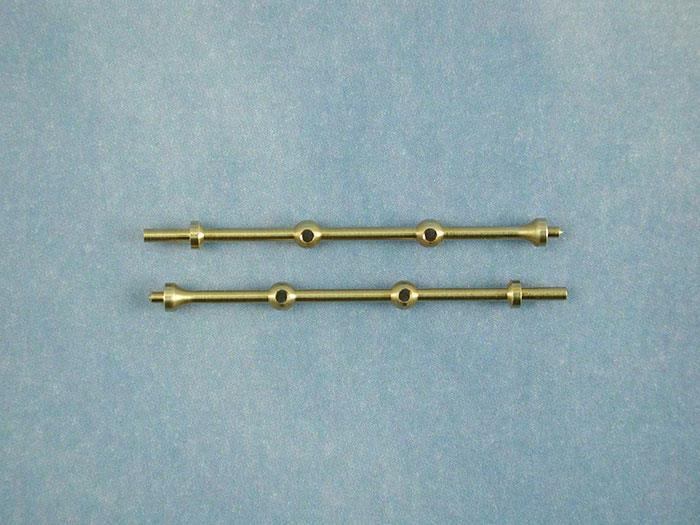 Radio Active 2 Hole Capping Stanchion, Brass 30mm (pk10)