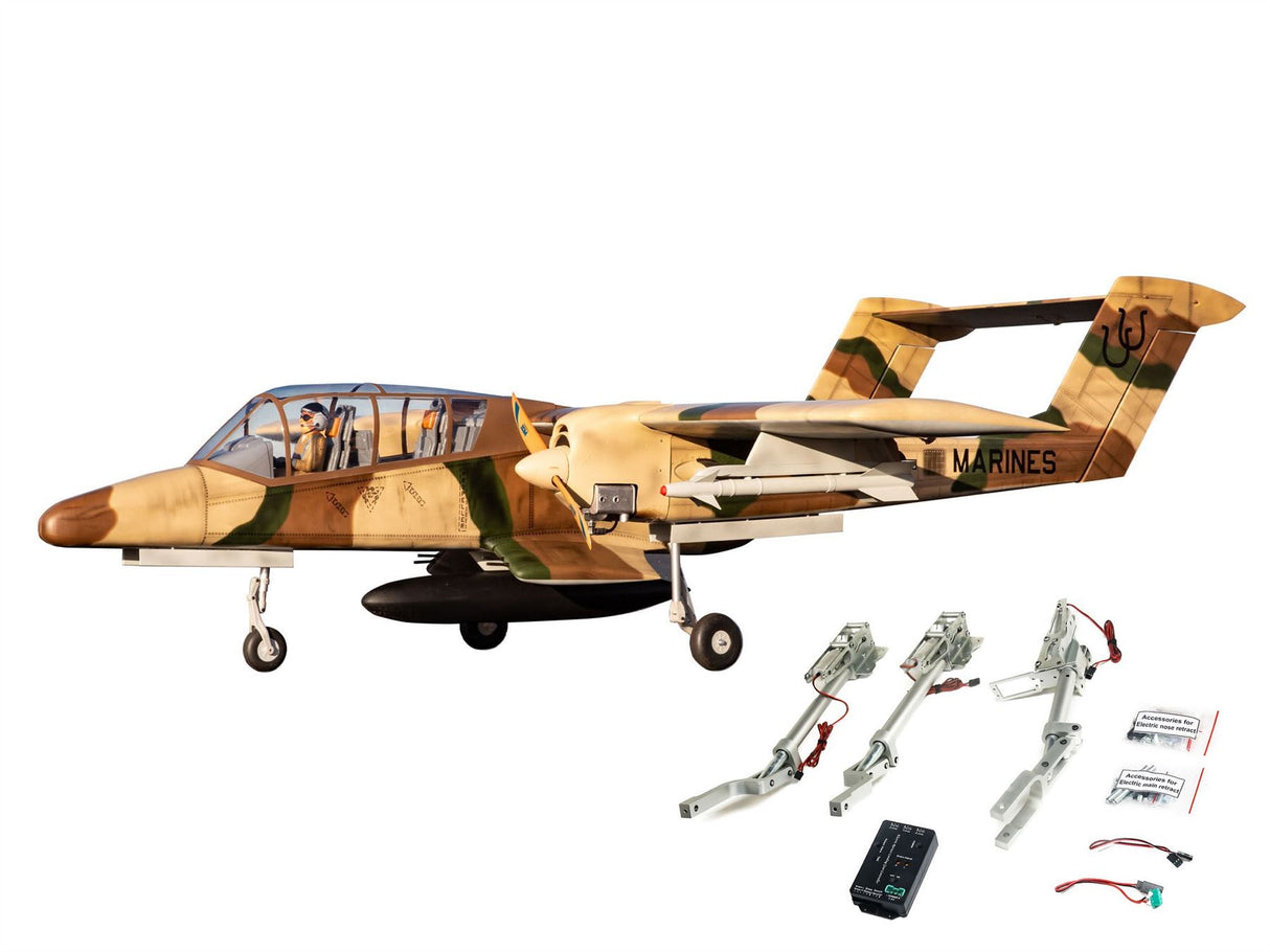 Hangar 9 OV-10 Bronco 30cc ARF w/ Landing Gear Set