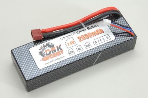 DHK 2S 7.4v 2600mAh 20C Li-Po Battery