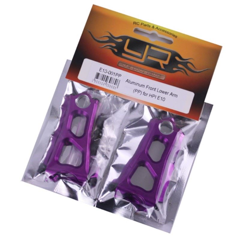 Yeah Racing Aluminum Front Lower Arm (PP) for HPI E10