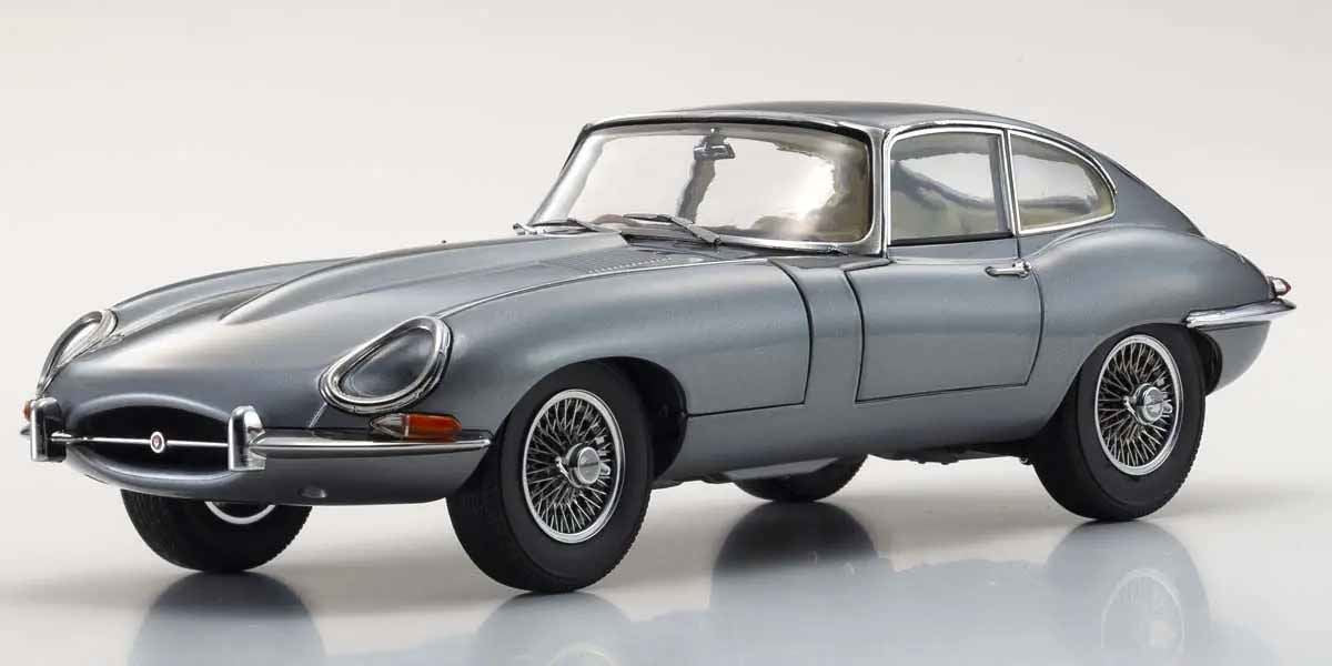 Kyosho 1:18 Jaguar E-Type 3.8L Coupe Mk1 1961 Gun Metal