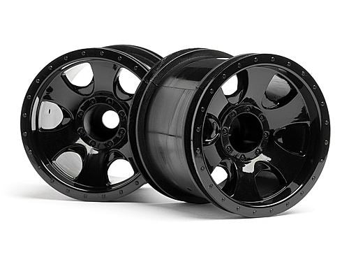 HPI Warlock Wheel Black (2.2In/2Pcs)