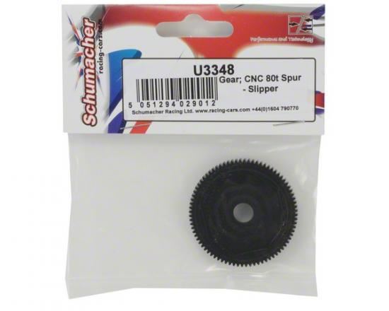 Schumacher Gear; CNC 80t Spur - Slipper