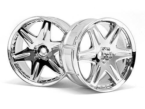 HPI Lp32 Wheel Work Ls406 Chrome (2Pcs)