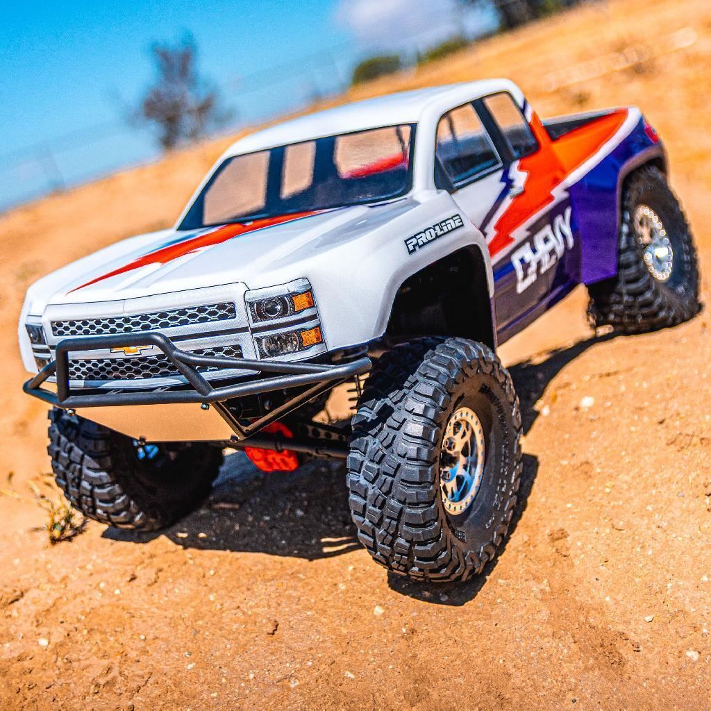 Proline 1/10 2015 Chevy Silverado Pre-Runner Clear Body 12.3In Wb Cra