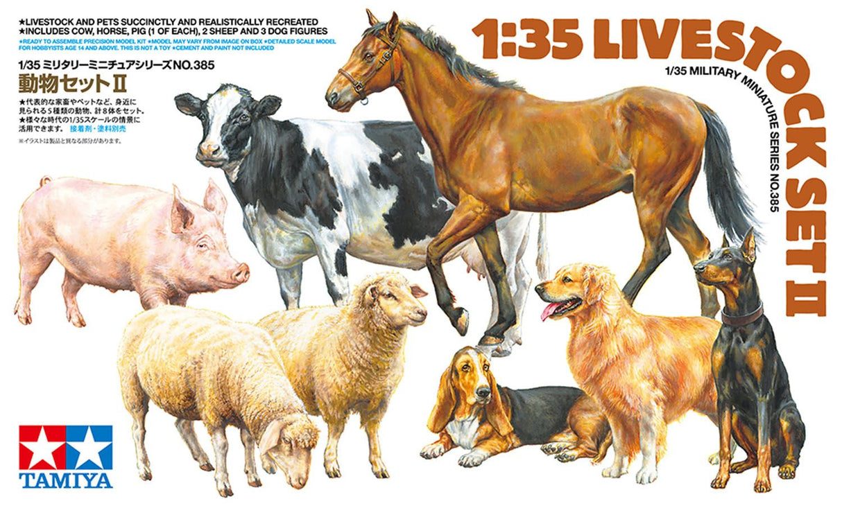 TAMIYA 1/35 Livestock Set 2