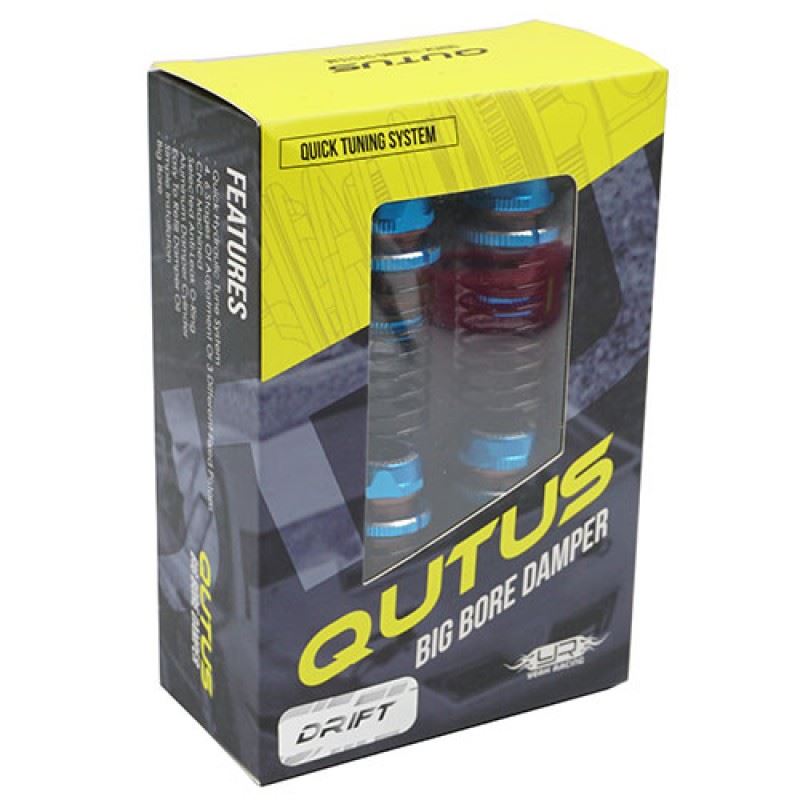 Yeah Racing QUTUS Slider 55mm Damper Set for 1/10 RC Drift Car Blue