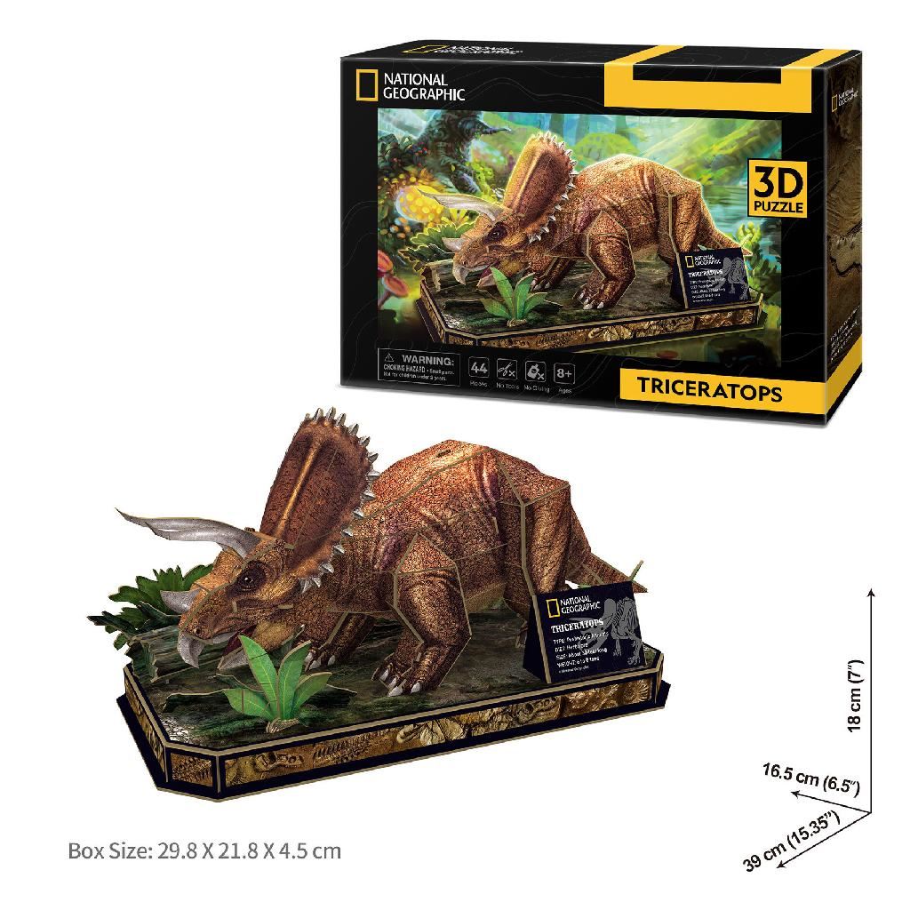 Cubicfun Triceratops (44 Pieces)