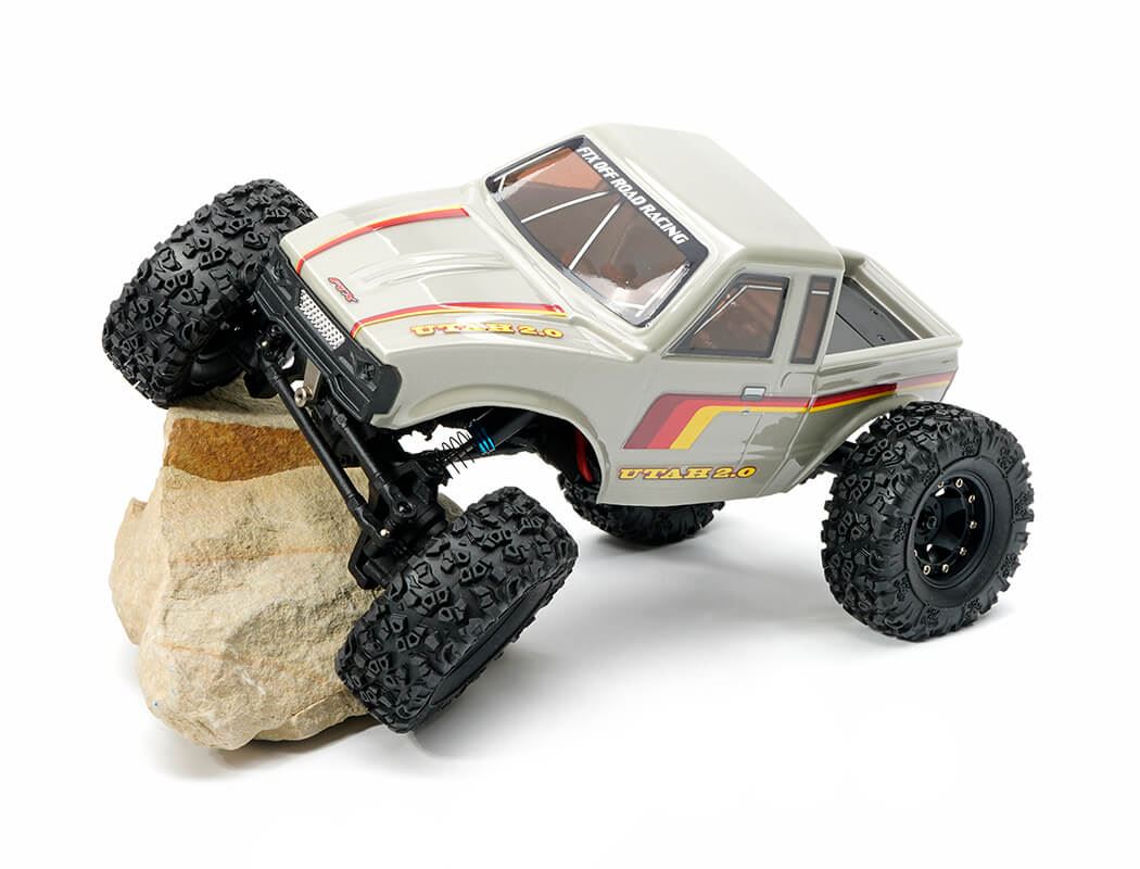 Ftx Utah 2.0 1 18 Brushless 2-Speed Lcg Crawler - Grey