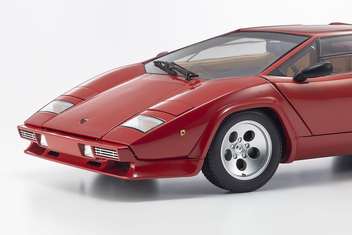 Kyosho 1:12 Lamborghini Countach Lp500 S Red/Tan Interior