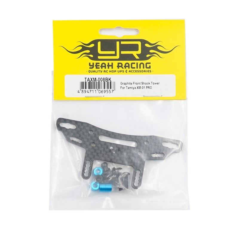 Yeah Racing Graphite Front Shock Tower For Tamiya Xm-01 Pro