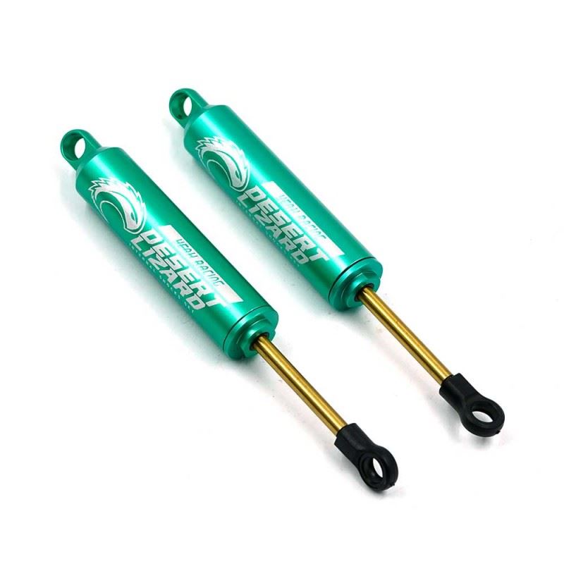 Yeah Racing 100mm Desert Lizard Two Stage Internal Spring Damper Pair Green For Crawler