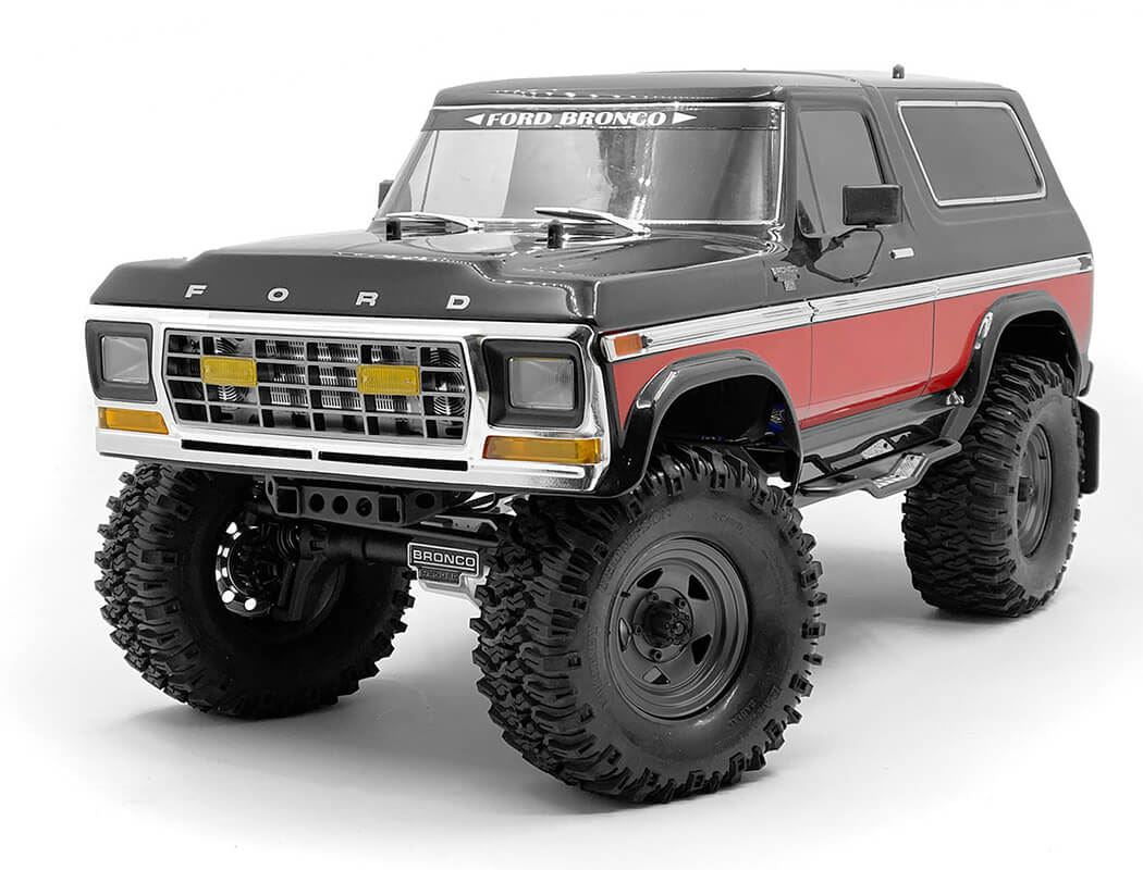 RC4WD SEREN 2.2 BEADLOCK WHEELS W/ CENTER CAPS (BLACK)