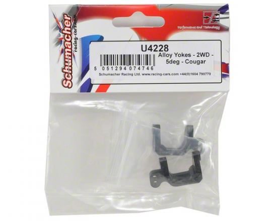 Schumacher Alloy Yokes - 2Wd - 5 Degree - Cougar