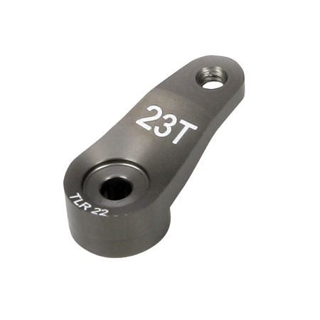 TLR Servo Horn, 23T, Aluminum: 22