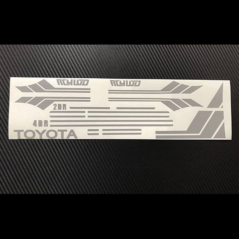 RC4WD CLEAN STRIPES FOR MOJAVE II 2/4 DOOR DECAL SHEET (GREY