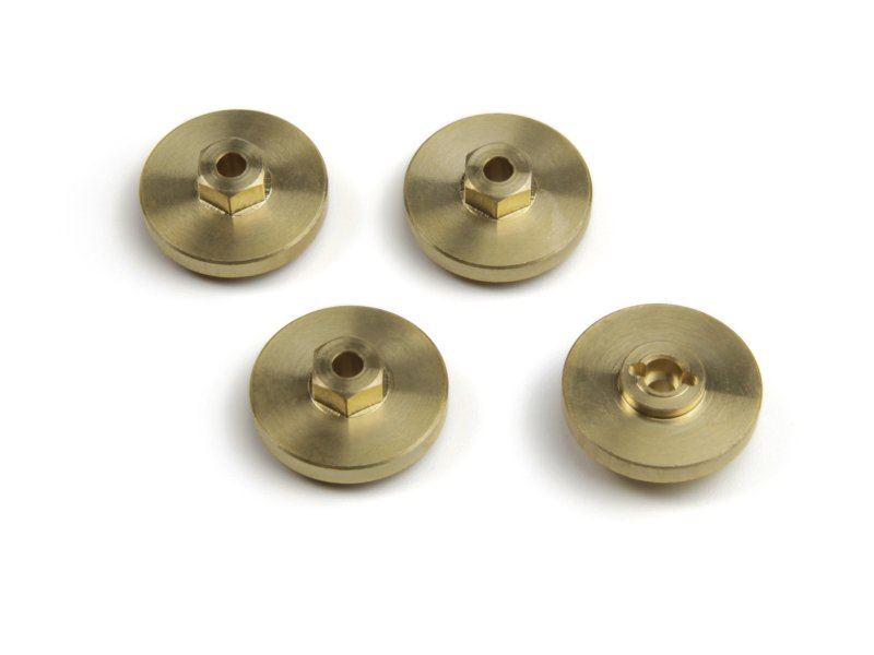 7Mm Hex Hub Weight Set +4Mm (Brass/4Pcs)