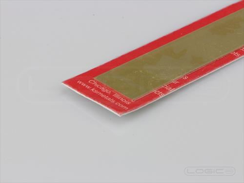 KS 12" Brass Strip .025 x 3/4" (Pk1)
