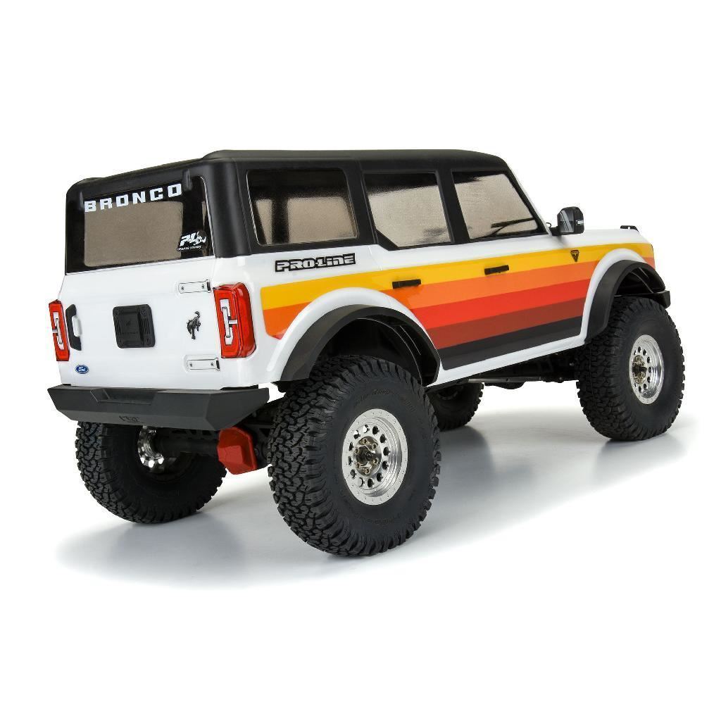 Proline 1/10 2021 Ford Bronco Clear Body Set 12.3In Wheelbase: Crawle