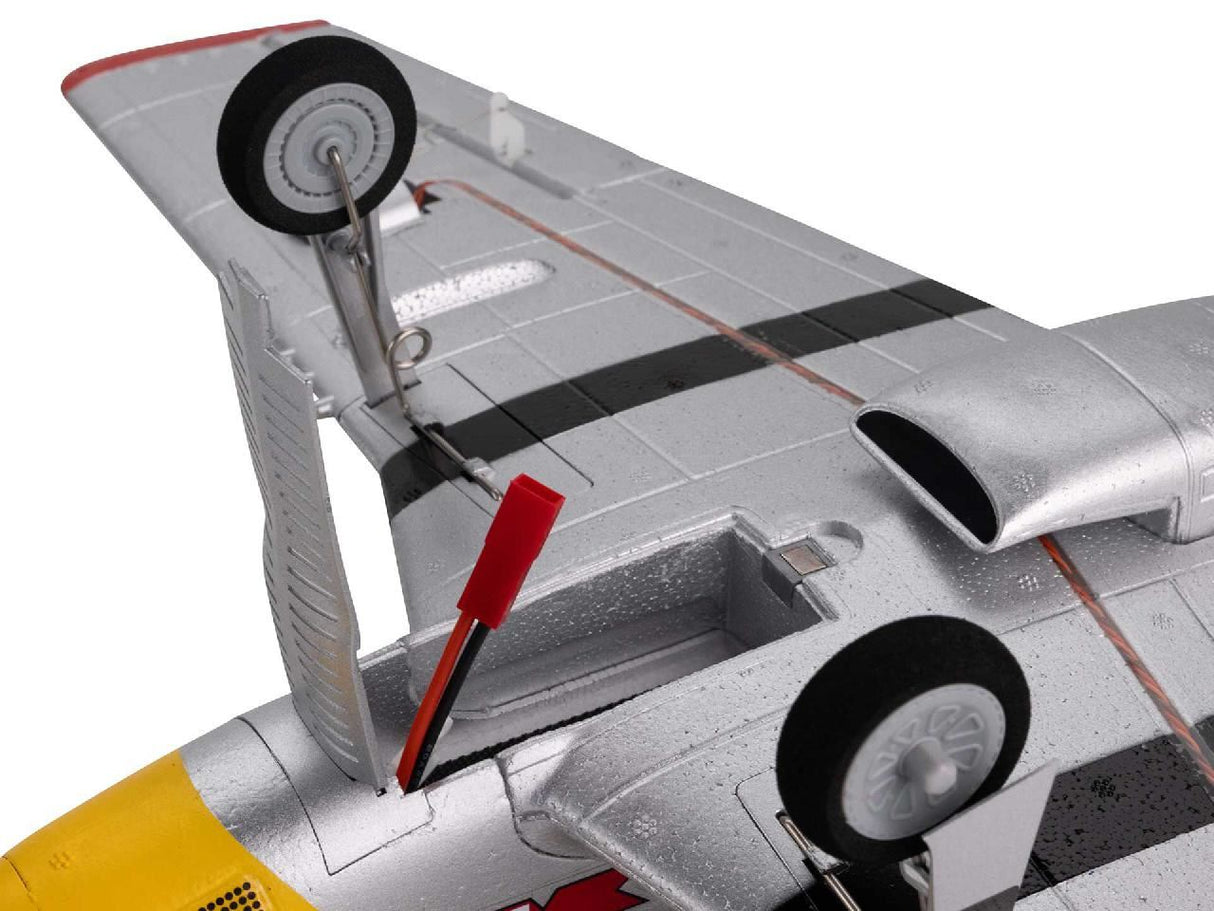 E Flite UMX P-51D Mustang inDetroit Missin BNF Basic with AS3X and SAF