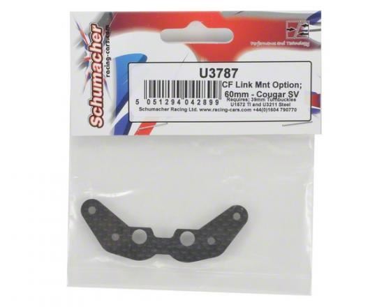 Schumacher CF Link Mount Option; 60mm - Cougar SV