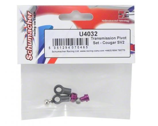 Schumacher Transmission Pivot Set - Cougar SV2