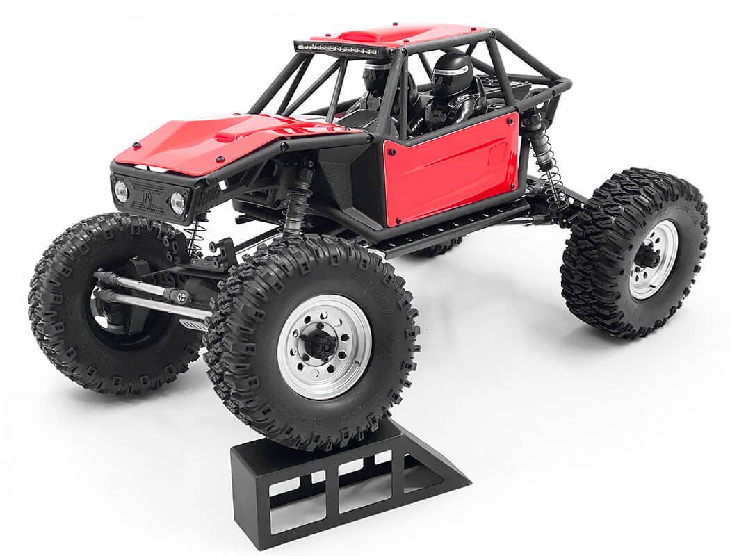 RC4WD BURATO 2.2 BEADLOCK WHEELS W/ CENTER CAPS (SILVER)