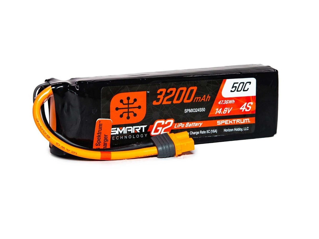 Spektrum 3200mAh 4S 14.8V SMART G2 50C IC3 -