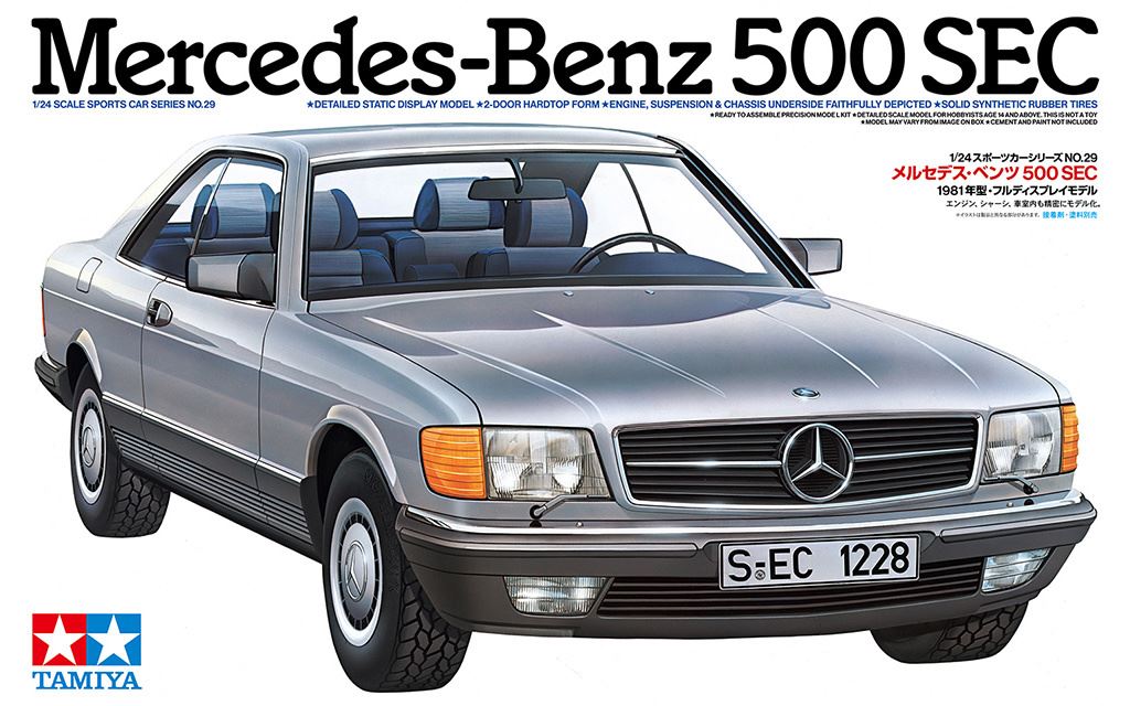 Tamiya 1/24 Mercedes-Benz 500 Sec