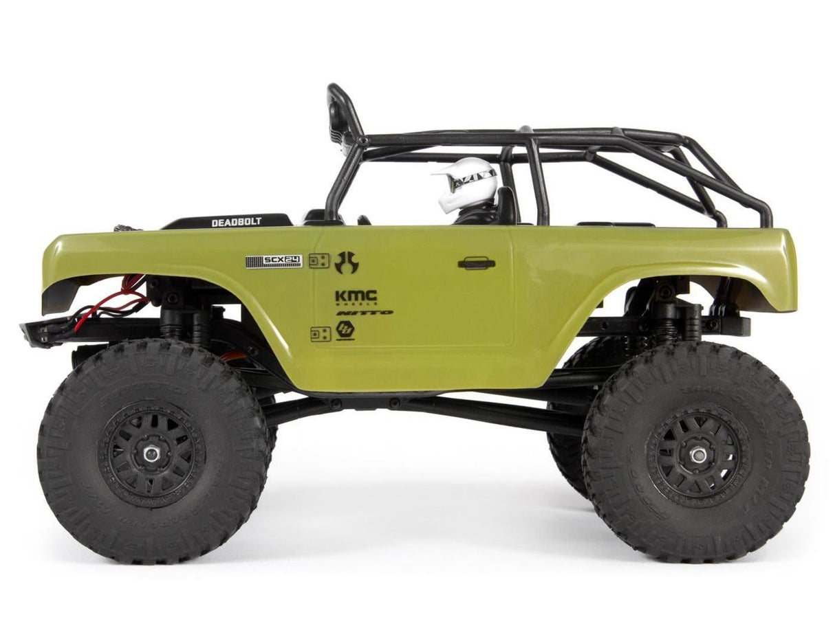 Axial SCX24 Deadbolt 1/24th Scale Electric 4WD RTR Green - AXI90081T2