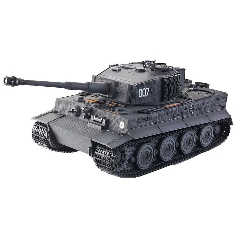 TAIGEN 1 24 TIGER 1 IR BATTLE TANK LATE VERSION - GREY