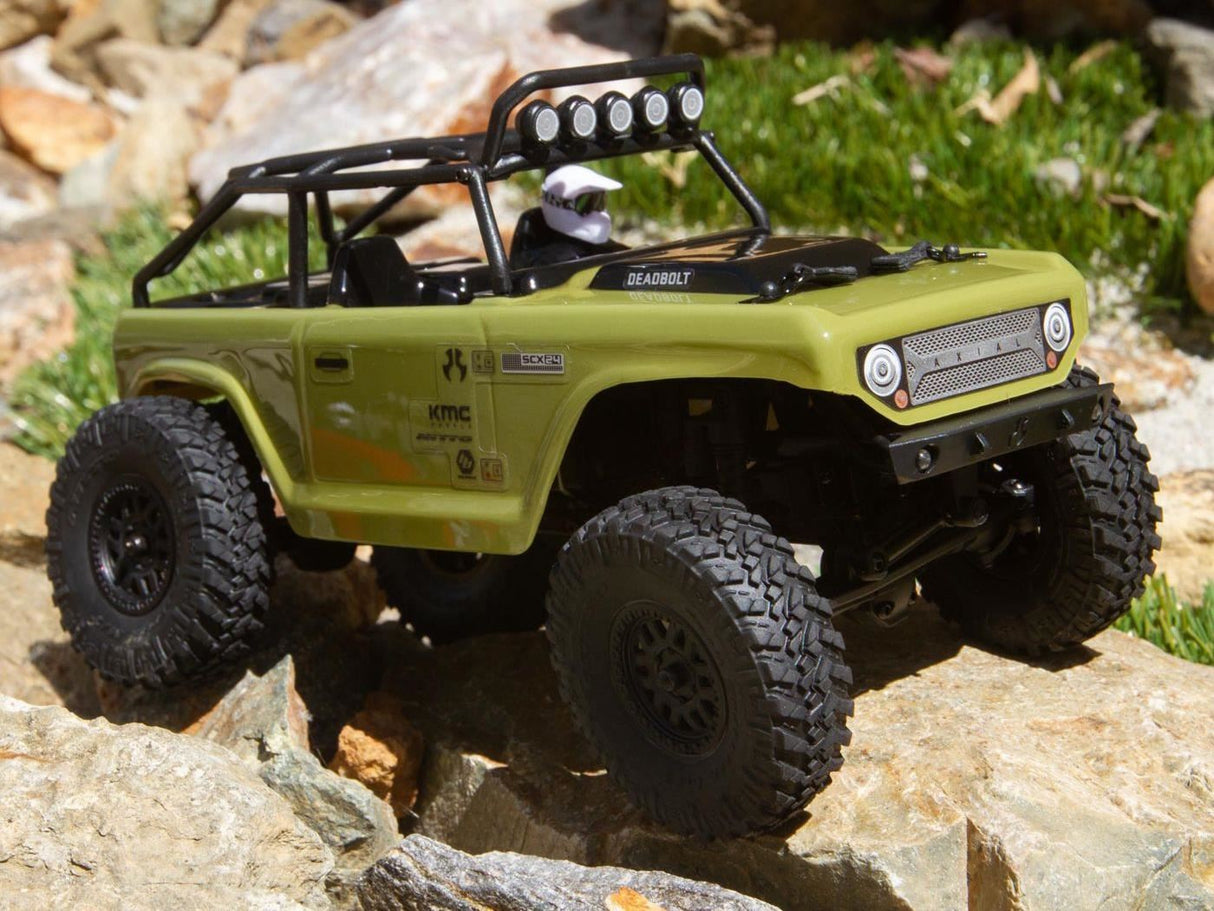 Axial SCX24 Deadbolt 1/24th Scale Electric 4WD RTR Green - AXI90081T2