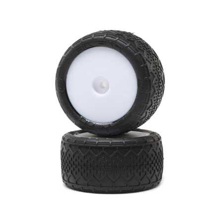 Losi BK Bar RR Mounted White (2): Mini-B