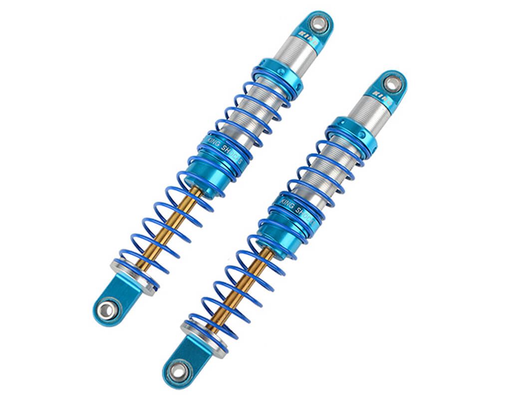 Rc4Wd King Off-Road Racing Shocks 100Mm Silver/Blue
