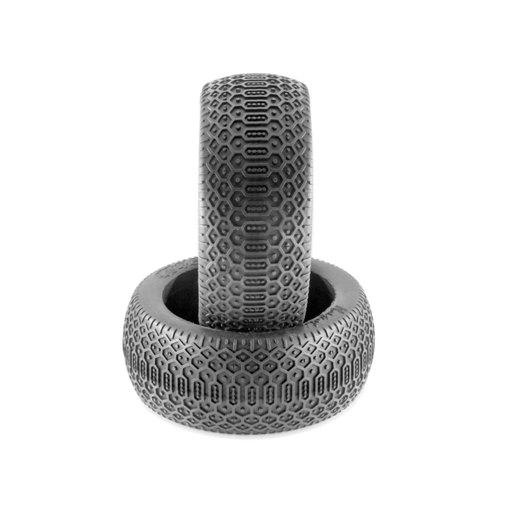 Hot Race 1/8 Buggy Tyres Napoli Clay Hard - Pr