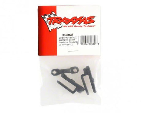 Traxxas Servo Horns, Steering Link (3X12mm Threaded Rod/Ends/Balls)