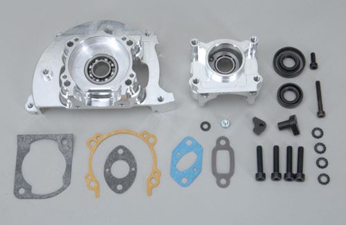 FG Modellsport Crankcase Hsg A+B (Milled) 23&26cc (X-FG07301/10)