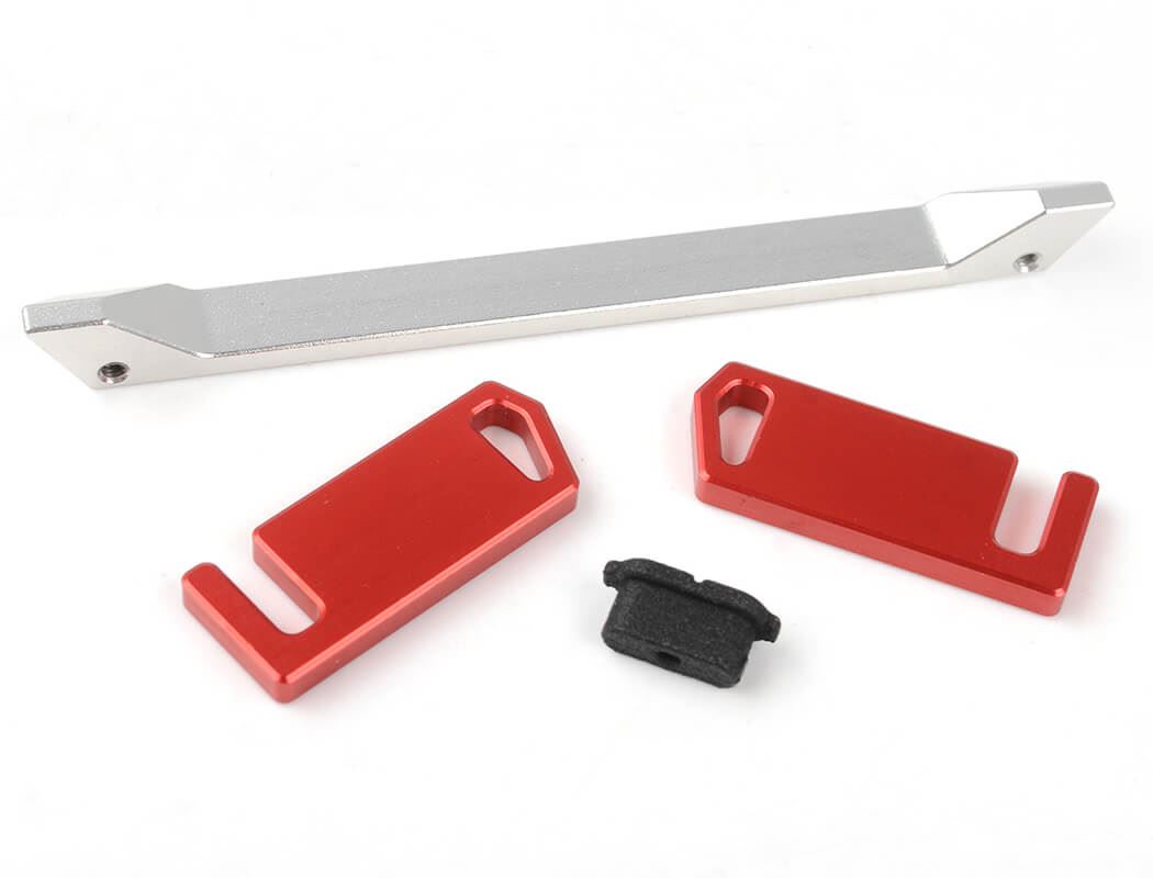 RC4WD ROOK METAL REAR BUMPER WITH HITCH BAR FOR TRAXXAS TRX-4 2021 BRONCO