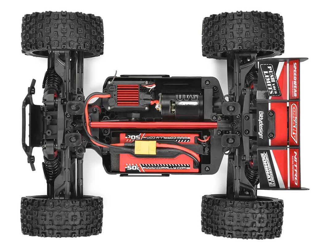Corally Punisher Xd Rtr Truck - Red