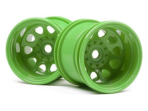 HPI Classic King Wheel Green (2.2In/2Pcs)