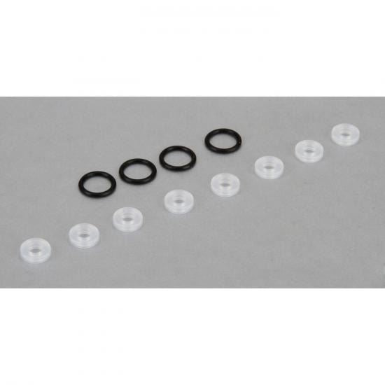 TLR X-Ring Seals (8), Lower Cap Seals (4): All 8IGHT
