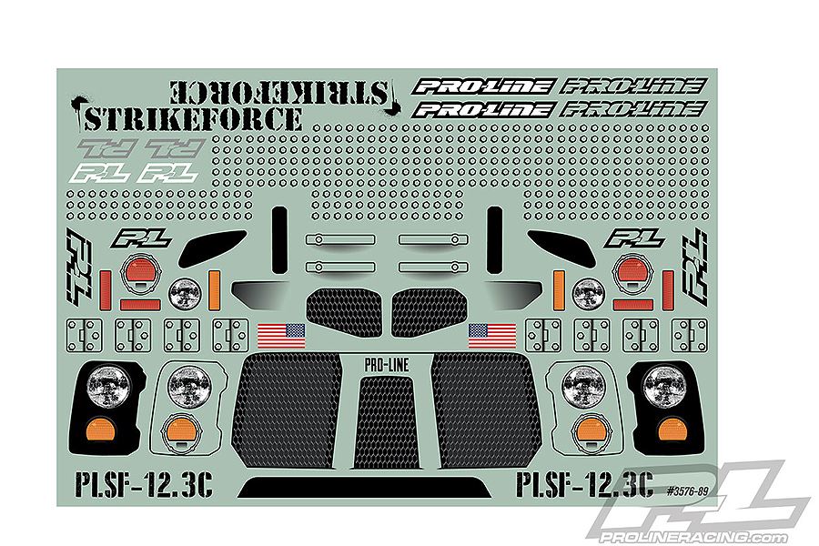 Proline Strikeforce Clear Body For 313mm W/B Crawler